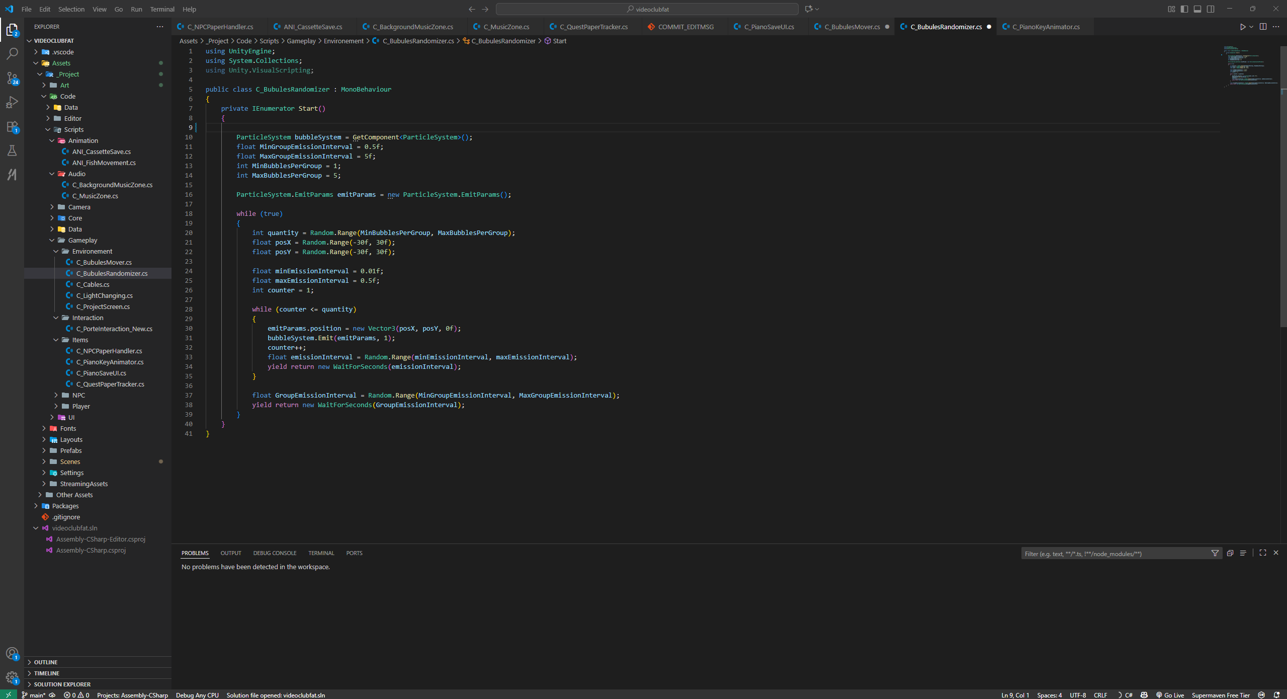 Overall environment layout (demo trailer)